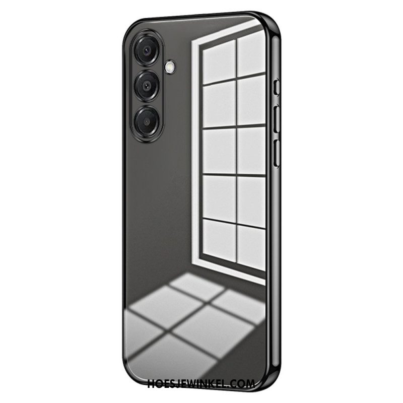 Hoesje Samsung Galaxy A17 4g / 5g Randen Met Metallic Effect