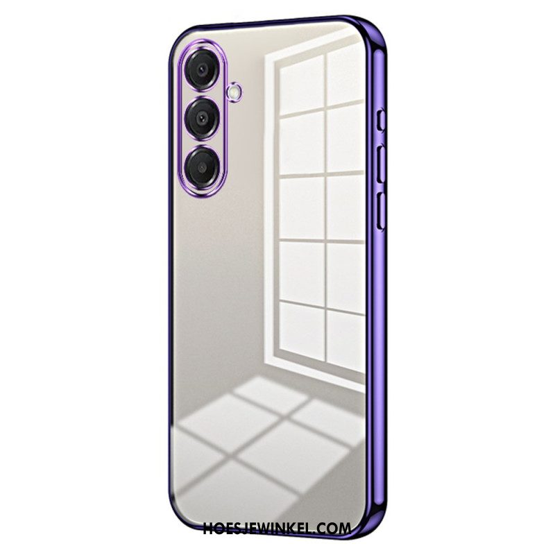 Hoesje Samsung Galaxy A17 4g / 5g Randen Met Metallic Effect