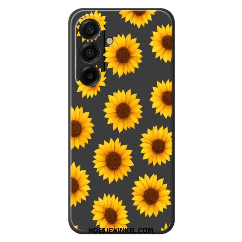 Hoesje Samsung Galaxy A17 4g / 5g Zonnebloemen Bescherming Hoesje