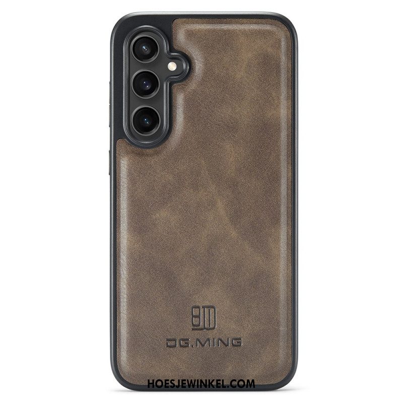 Hoesje Samsung Galaxy S25 5g Dg.ming Lederlook Bescherming Hoesje