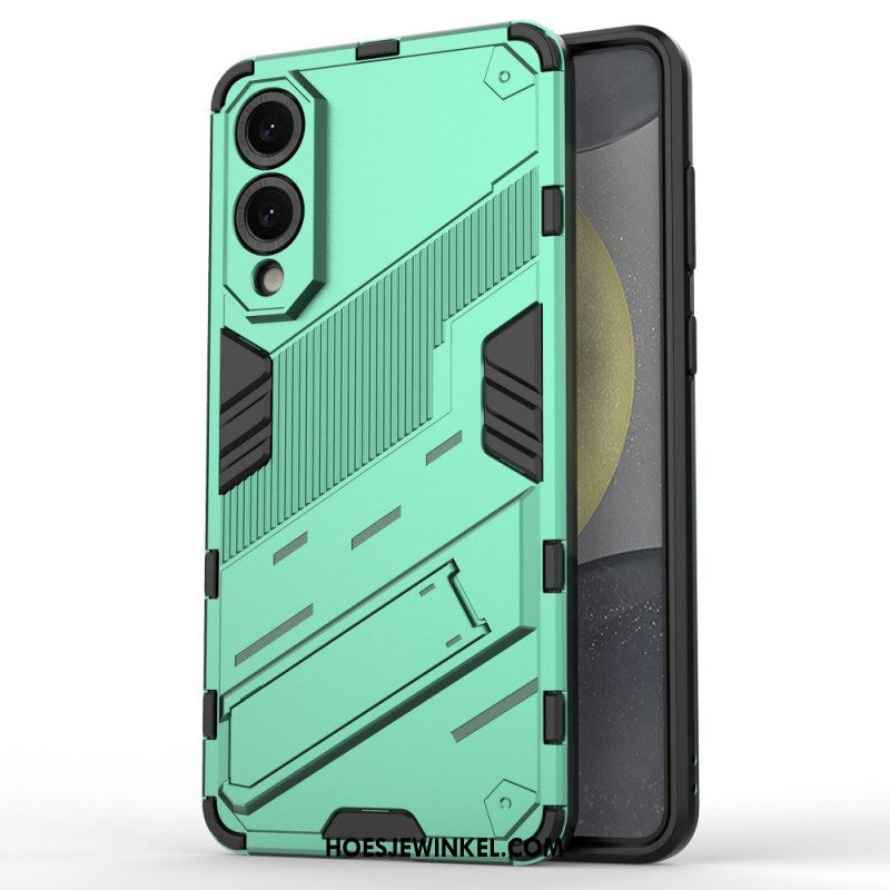 Hoesje Samsung Galaxy S25 5g Edge Afneembare Handsfree Standaard Met Twee Standen Bescherming Hoesje