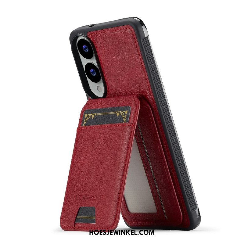 Hoesje Samsung Galaxy S25 5g Edge Afneembare Magnetische Kaarthouder Bescherming Hoesje