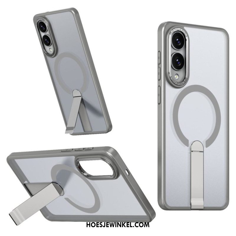 Hoesje Samsung Galaxy S25 5g Edge Compatibel Met Magsafe Met Geïntegreerde Standaard Bescherming Hoesje