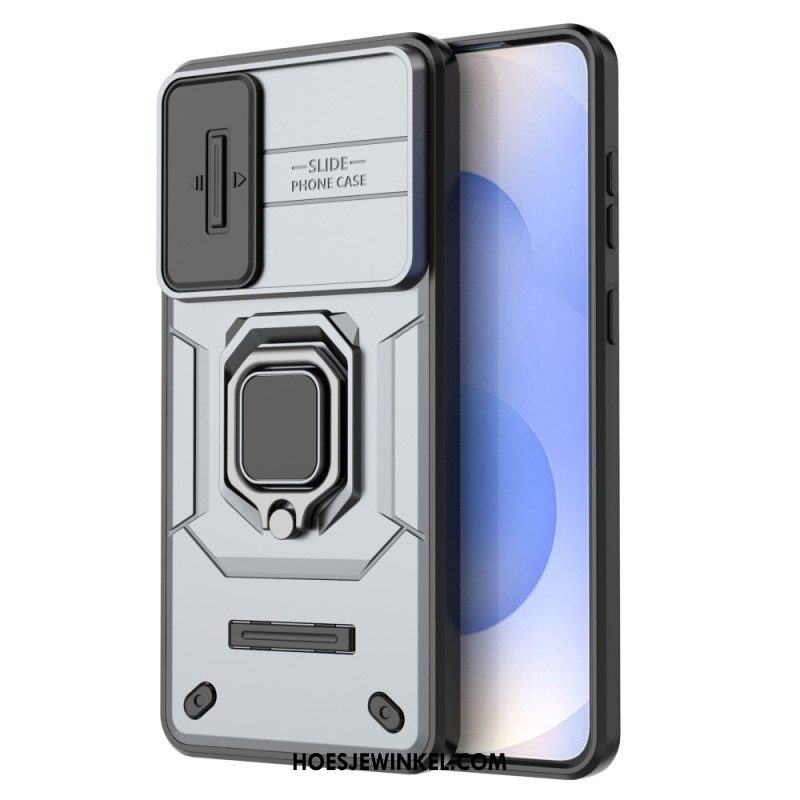 Hoesje Samsung Galaxy S25 5g Edge Duurzame Ring Met Lensbeschermer