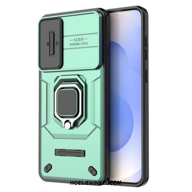 Hoesje Samsung Galaxy S25 5g Edge Duurzame Ring Met Lensbeschermer