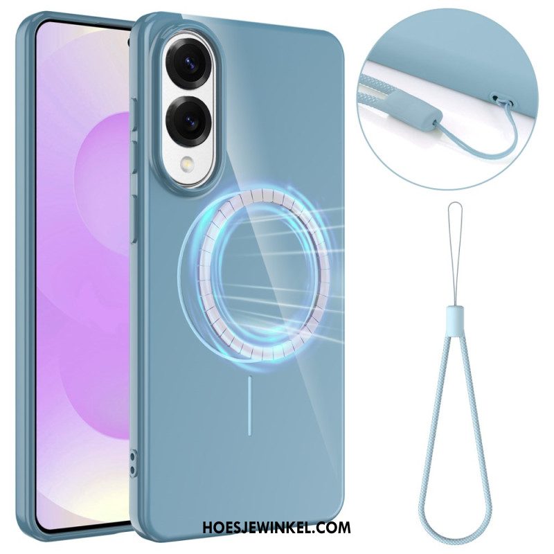 Hoesje Samsung Galaxy S25 5g Edge Magsafe-compatibel Met Draagkoord