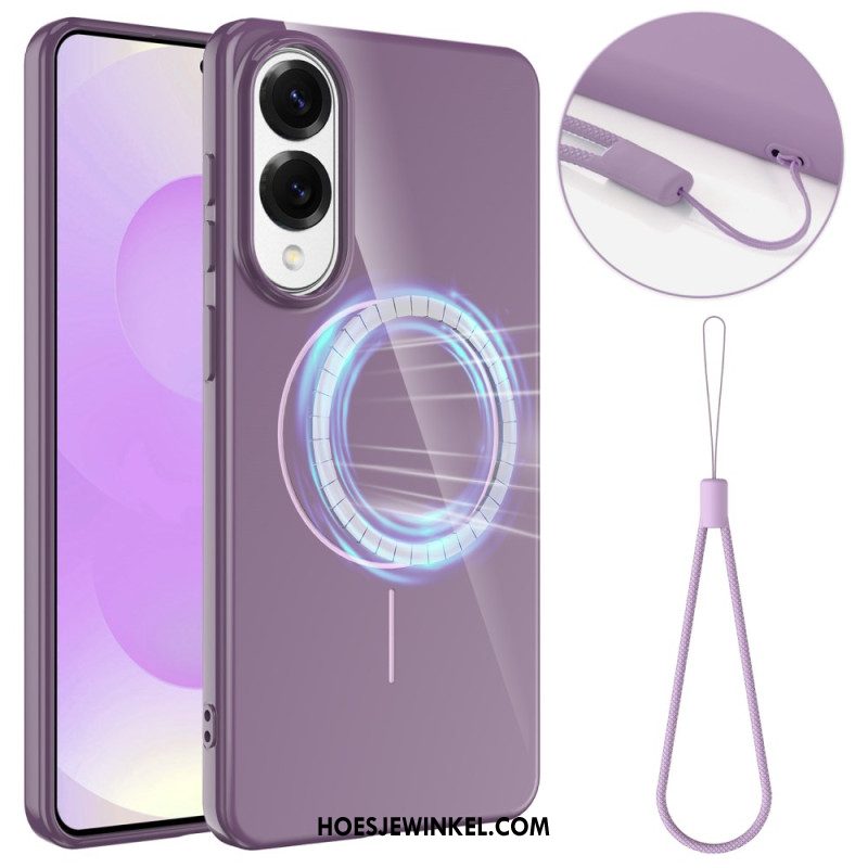 Hoesje Samsung Galaxy S25 5g Edge Magsafe-compatibel Met Draagkoord