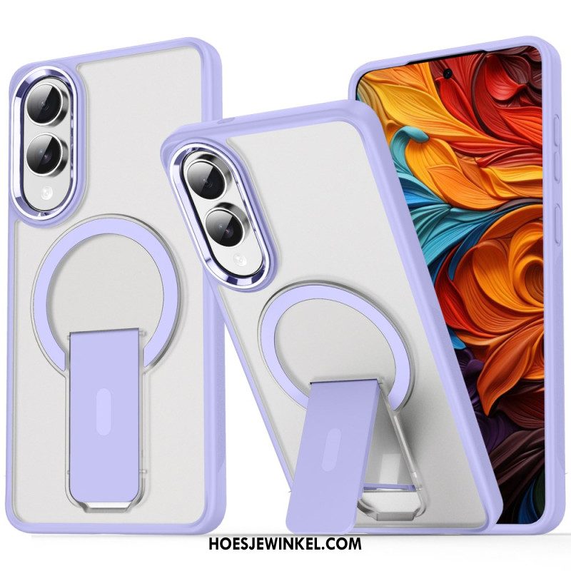 Hoesje Samsung Galaxy S25 5g Edge Magsafe-compatibel Met Standaard Bescherming Hoesje