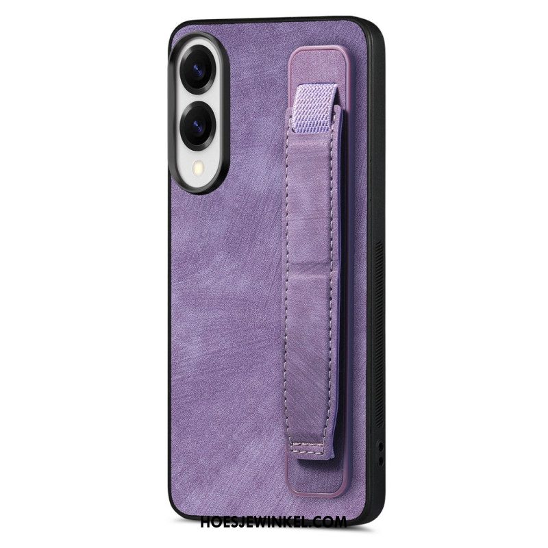 Hoesje Samsung Galaxy S25 5g Edge Retro Stijl Met Standaardband