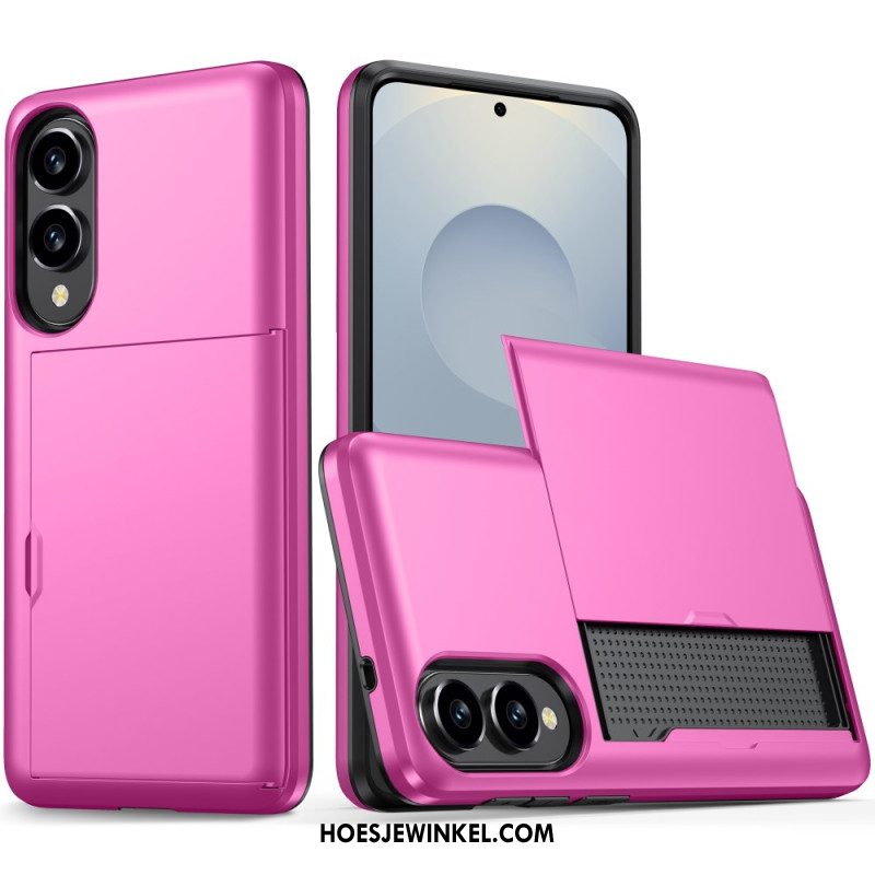 Hoesje Samsung Galaxy S25 5g Edge Schuifbare Kaarthouder Bescherming Hoesje