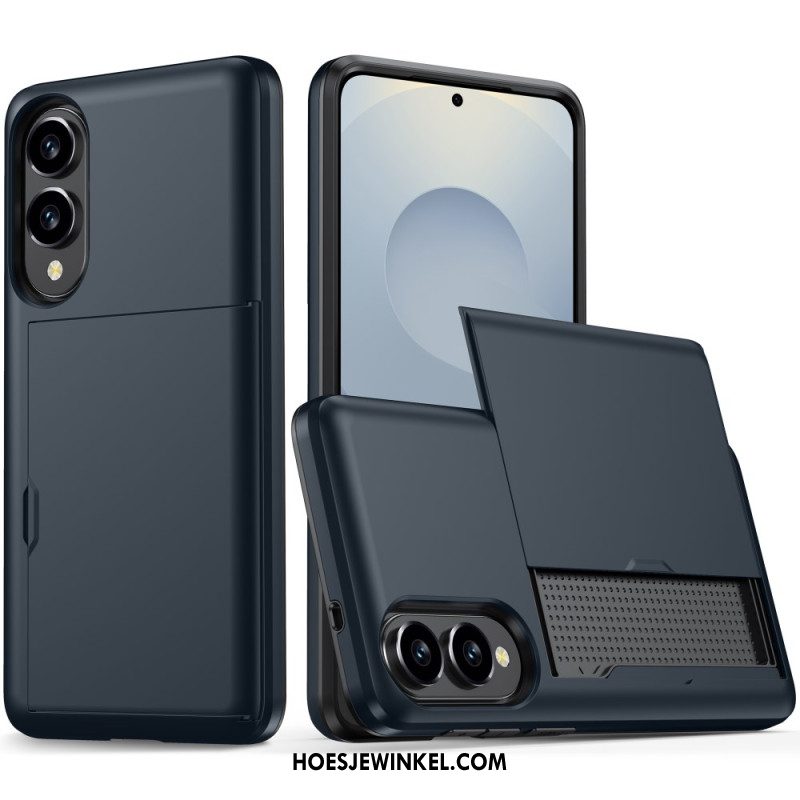Hoesje Samsung Galaxy S25 5g Edge Schuifbare Kaarthouder Bescherming Hoesje
