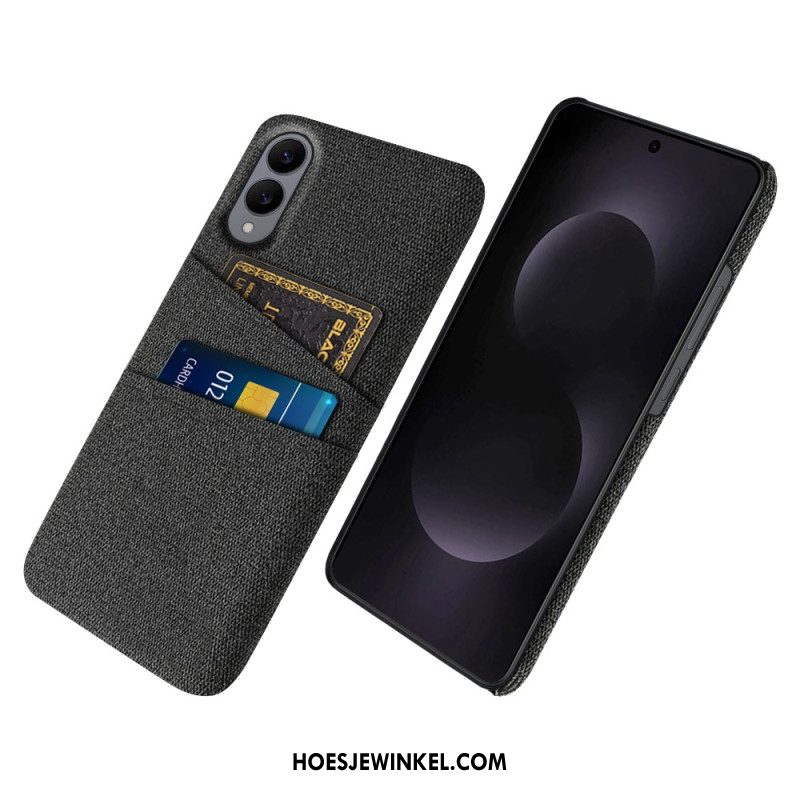 Hoesje Samsung Galaxy S25 5g Edge Stoffen Kaarthouder