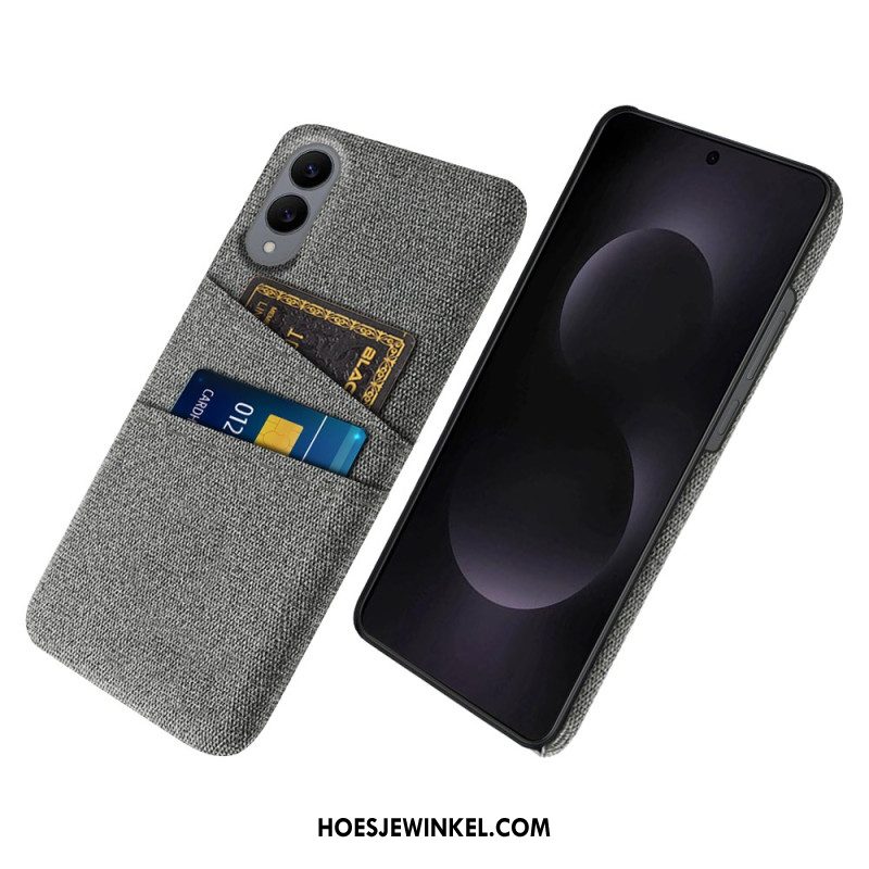 Hoesje Samsung Galaxy S25 5g Edge Stoffen Kaarthouder