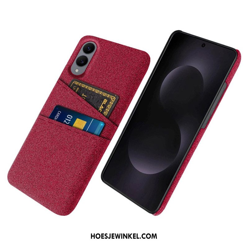 Hoesje Samsung Galaxy S25 5g Edge Stoffen Kaarthouder