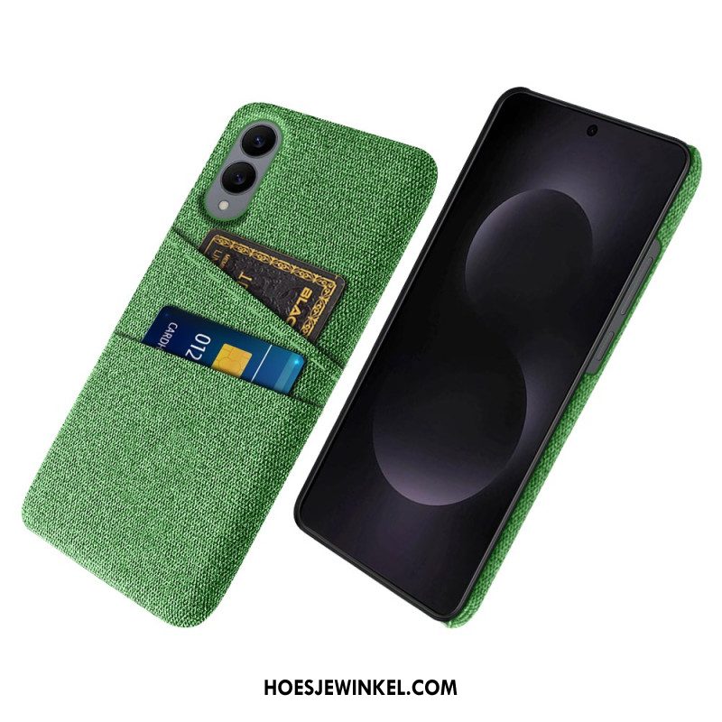 Hoesje Samsung Galaxy S25 5g Edge Stoffen Kaarthouder