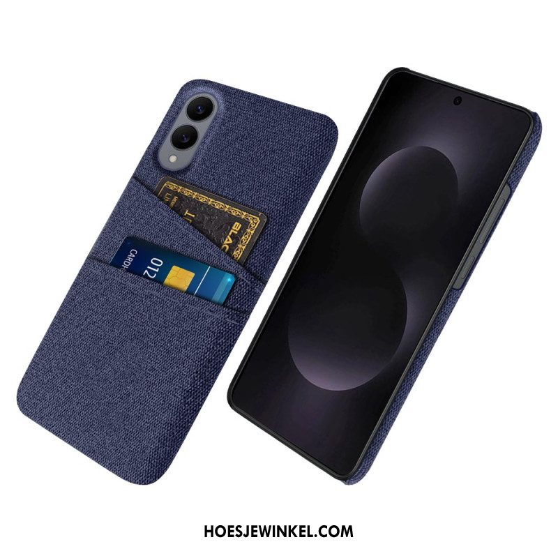 Hoesje Samsung Galaxy S25 5g Edge Stoffen Kaarthouder