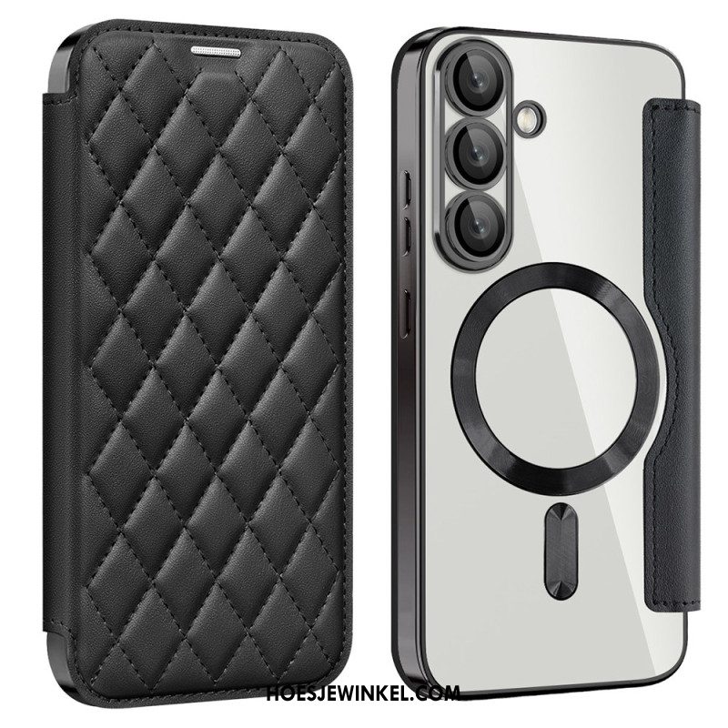 Hoesje Samsung Galaxy S25 5g Gewatteerd Compatibel Met Magsafe