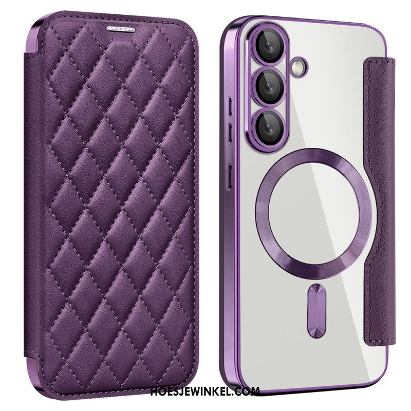 Hoesje Samsung Galaxy S25 5g Gewatteerd Compatibel Met Magsafe