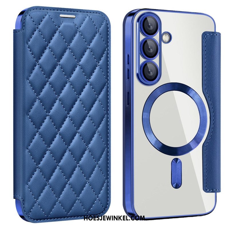 Hoesje Samsung Galaxy S25 5g Gewatteerd Compatibel Met Magsafe