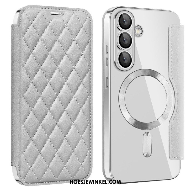 Hoesje Samsung Galaxy S25 5g Gewatteerd Compatibel Met Magsafe