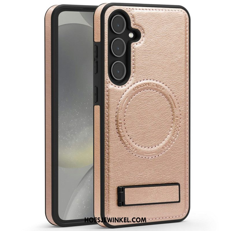 Hoesje Samsung Galaxy S25 5g Ingebouwde Houder En Magsafe-compatibiliteit Bescherming Hoesje