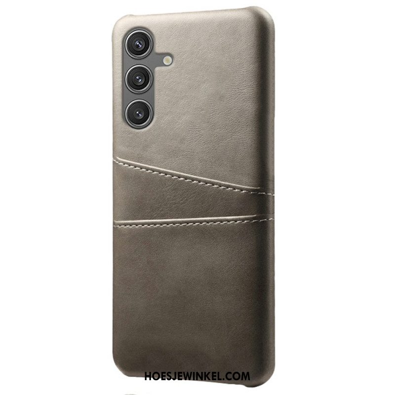 Hoesje Samsung Galaxy S25 5g Kaarthouder Met Lederlook Bescherming Hoesje