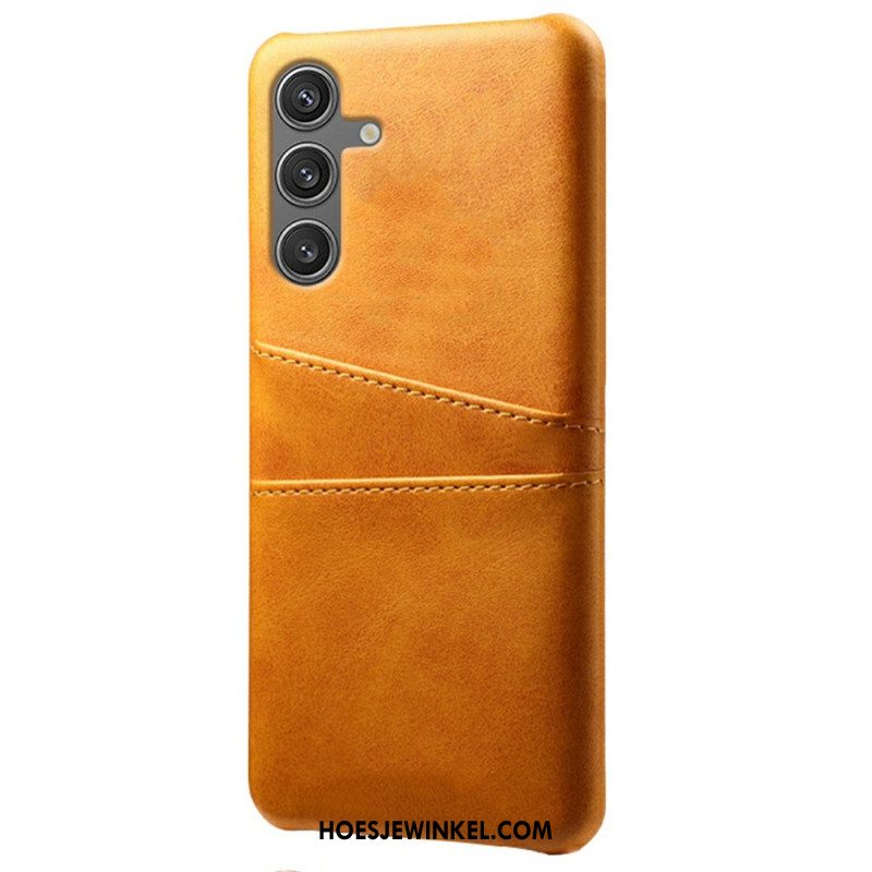 Hoesje Samsung Galaxy S25 5g Kaarthouder Met Lederlook Bescherming Hoesje