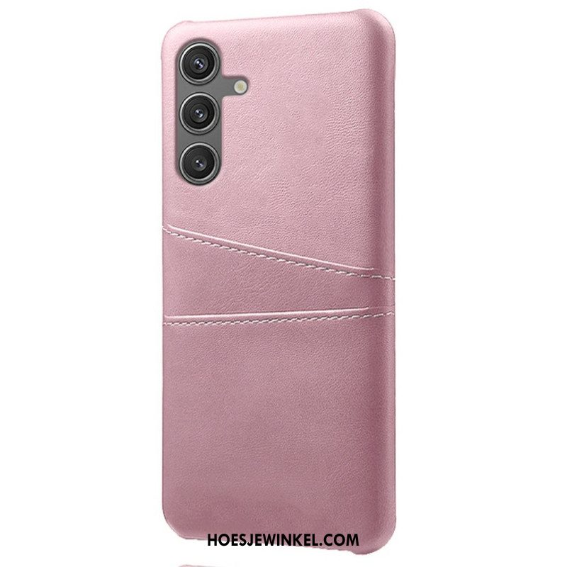 Hoesje Samsung Galaxy S25 5g Kaarthouder Met Lederlook Bescherming Hoesje