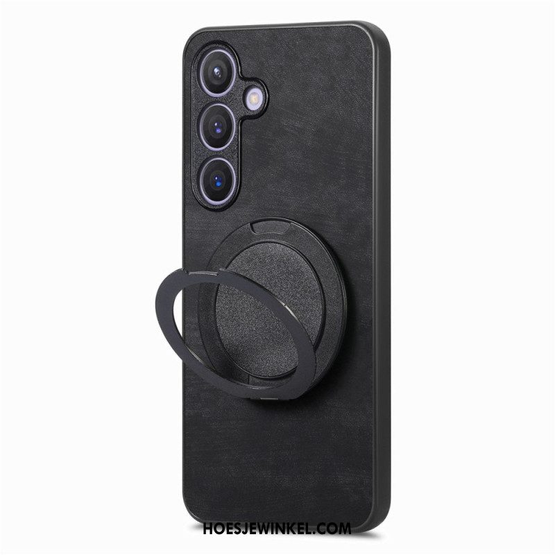 Hoesje Samsung Galaxy S25 5g Magsafe-compatibel Vintage Suède-effect