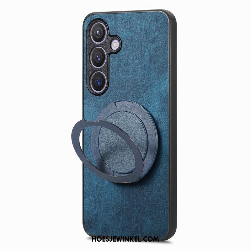 Hoesje Samsung Galaxy S25 5g Magsafe-compatibel Vintage Suède-effect