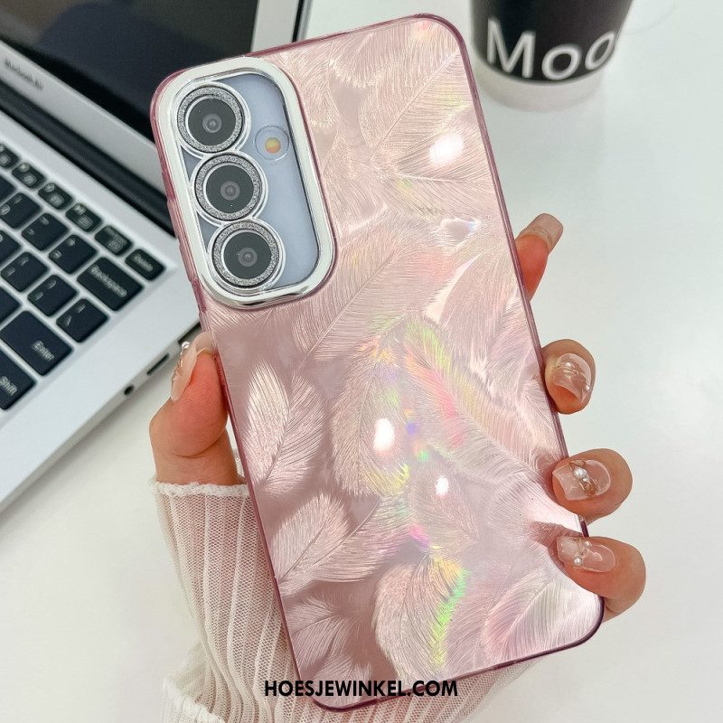 Hoesje Samsung Galaxy S25 5g Parelmoerglans Met Beschermfolie