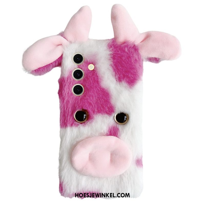 Hoesje Samsung Galaxy S25 5g Pluche Koe