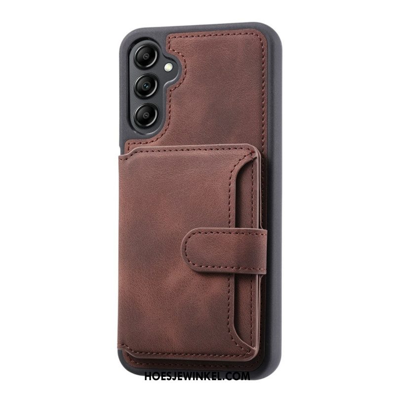 Hoesje Samsung Galaxy S25 5g Portemonnee Met Suède-effect