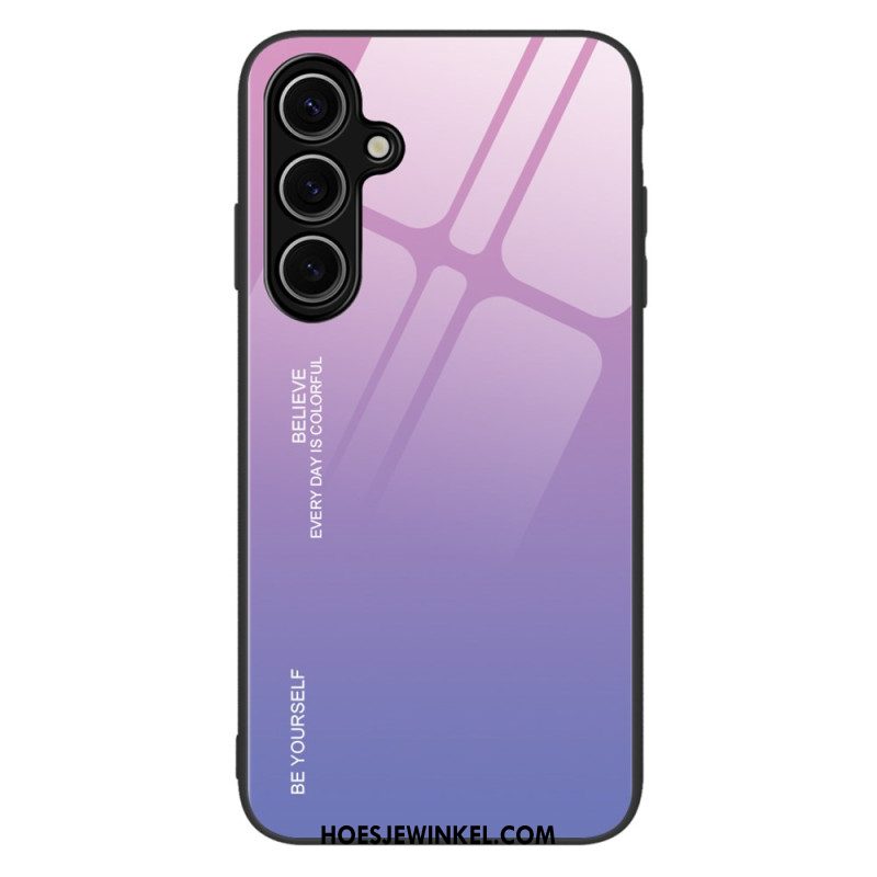 Hoesje Samsung Galaxy S25 5g Wees Jezelf Gehard Glas Bescherming Hoesje