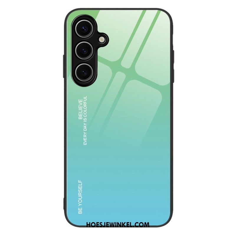 Hoesje Samsung Galaxy S25 5g Wees Jezelf Gehard Glas Bescherming Hoesje