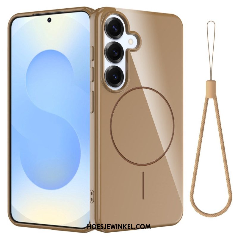 Hoesje Samsung Galaxy S25 Fe Compatibel Met Magsafe Met Polsbandje