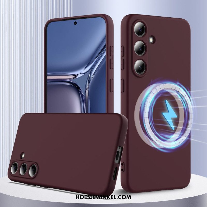 Hoesje Samsung Galaxy S25 Fe Compatibel Met Magsafe Shockproof Bescherming Hoesje