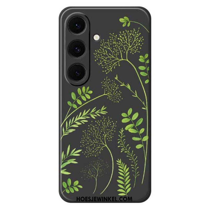 Hoesje Samsung Galaxy S25 Fe Siliconen Met Bladeren