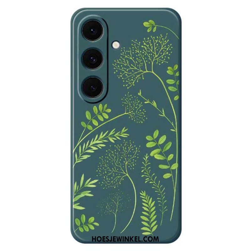 Hoesje Samsung Galaxy S25 Fe Siliconen Met Bladeren