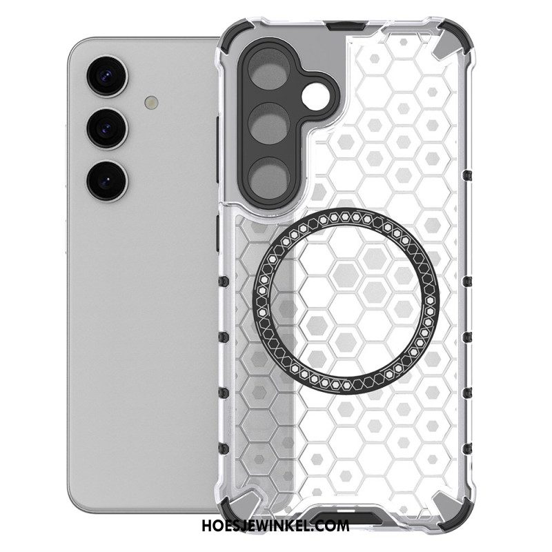 Hoesje Samsung Galaxy S25 Plus 5g Compatibel Met Magsafe Honeycomb Bescherming Hoesje