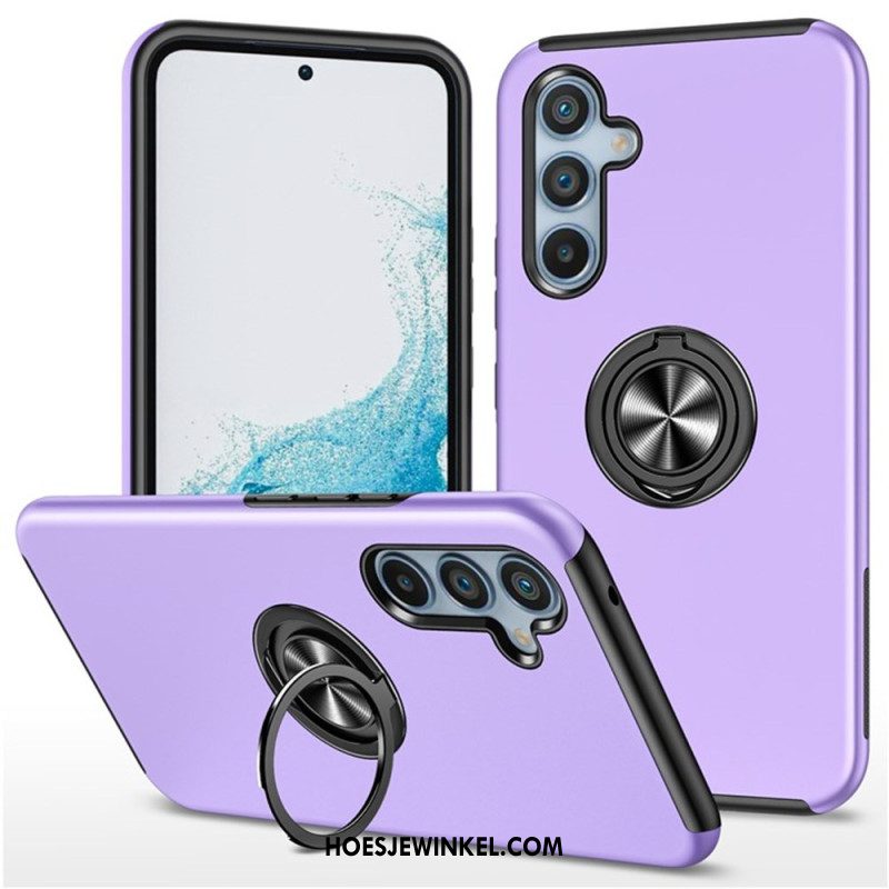 Hoesje Samsung Galaxy S25 Plus 5g Draaibare Ringhouder Bescherming Hoesje