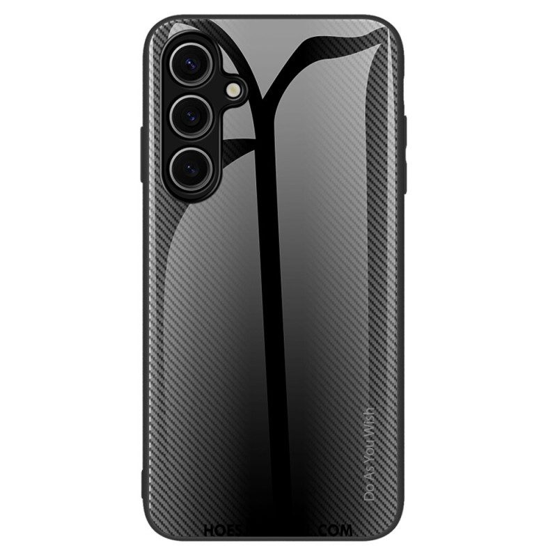 Hoesje Samsung Galaxy S25 Plus 5g Gehard Glas Met Koolstofvezel