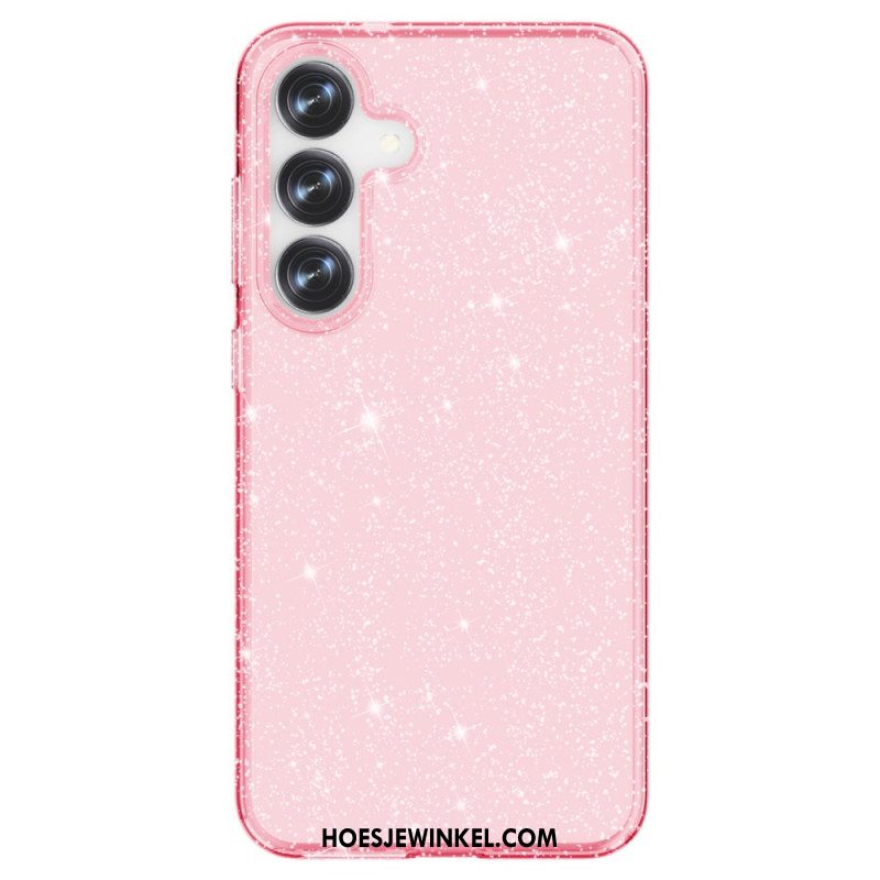 Hoesje Samsung Galaxy S25 Plus 5g Glitterdesign Bescherming Hoesje
