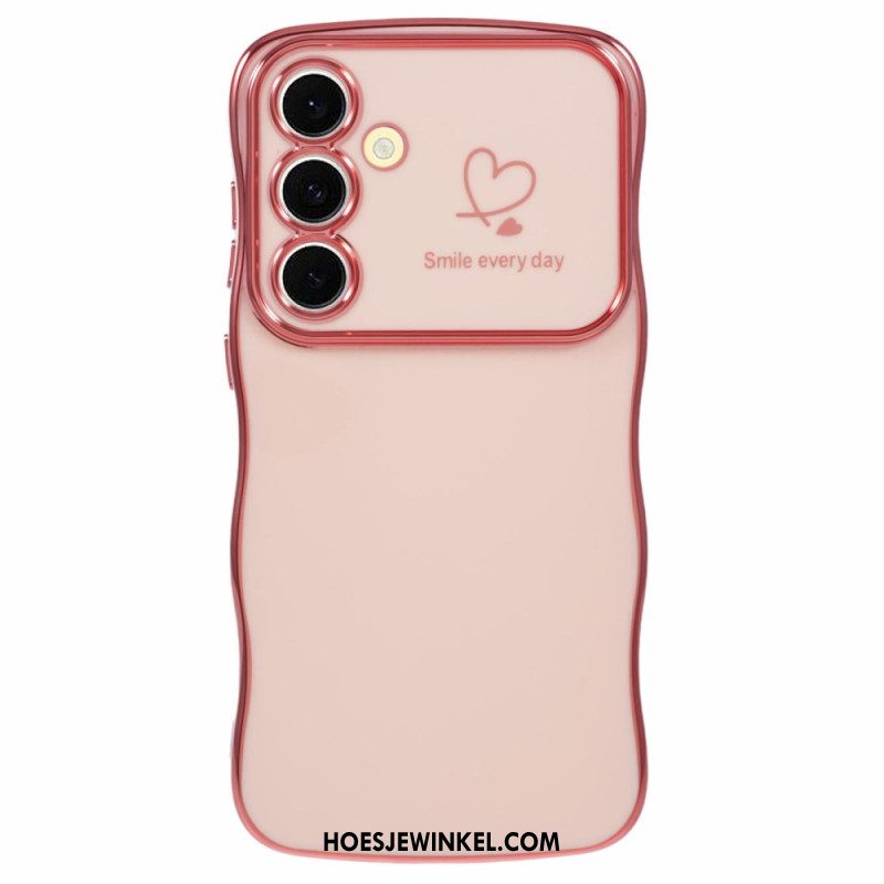 Hoesje Samsung Galaxy S25 Plus 5g Hart En Golvende Randen Bescherming Hoesje