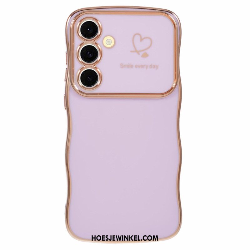 Hoesje Samsung Galaxy S25 Plus 5g Hart En Golvende Randen Bescherming Hoesje