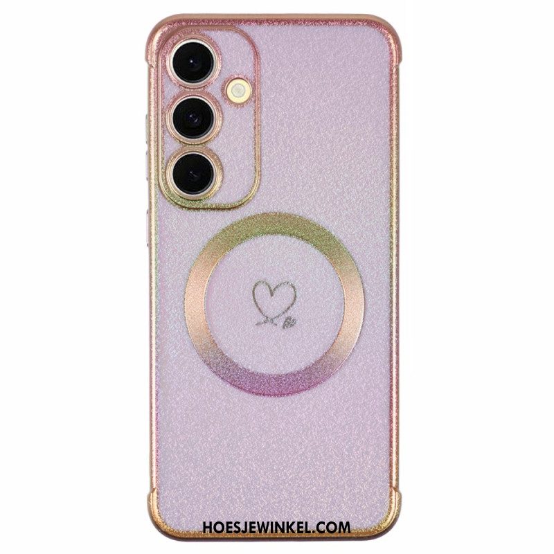 Hoesje Samsung Galaxy S25 Plus 5g Magnetisch Hart Bescherming Hoesje