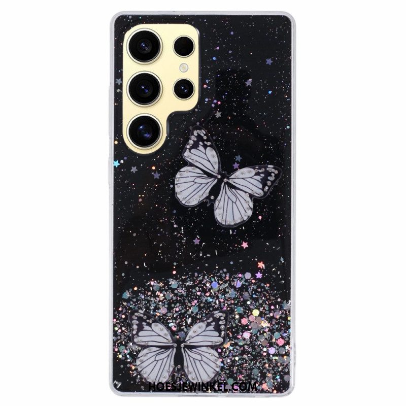 Hoesje Samsung Galaxy S25 Ultra 5g Glittervlinders