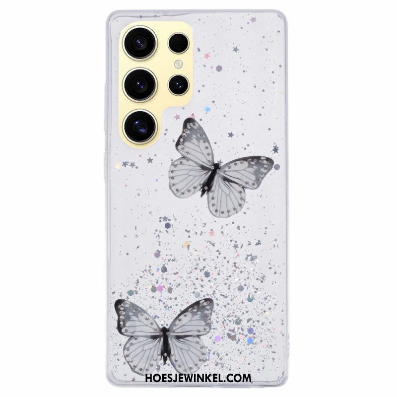 Hoesje Samsung Galaxy S25 Ultra 5g Glittervlinders