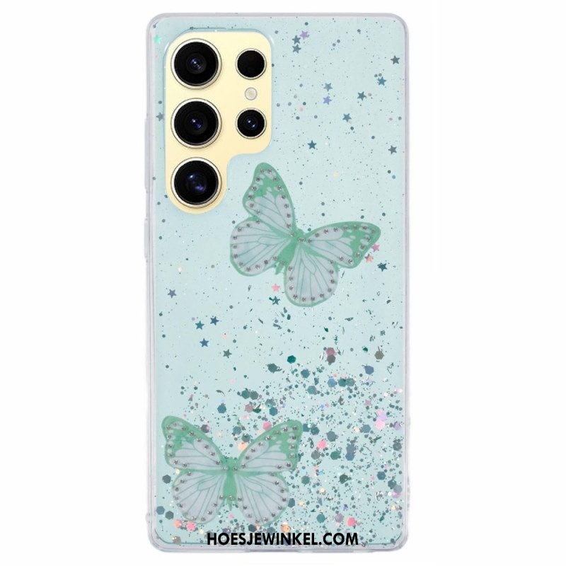 Hoesje Samsung Galaxy S25 Ultra 5g Glittervlinders