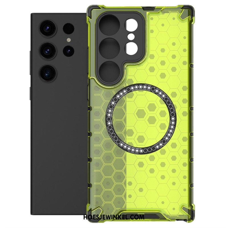 Hoesje Samsung Galaxy S25 Ultra 5g Magsafe-honingraatcompatibel